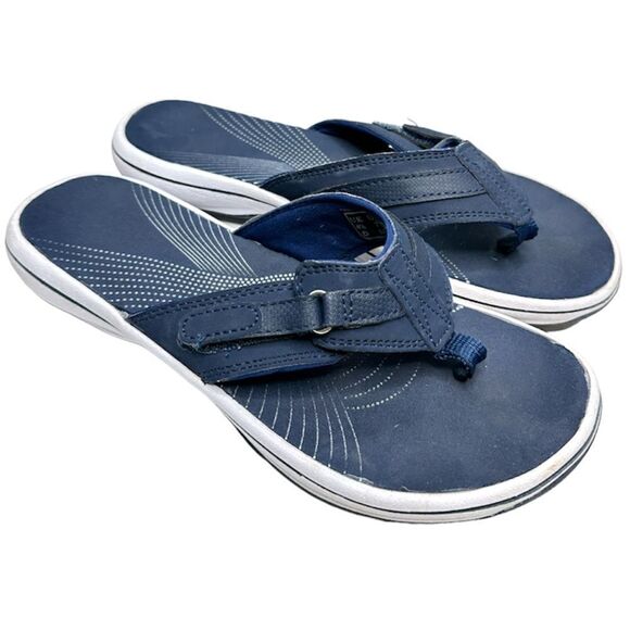 DOGDAN Women's Flip Flops Sandals Thong‎ Cushion Sandals Toepost Slippers Size 7 - Picture 1 of 9